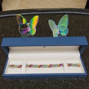 Three row gemstone bracelet